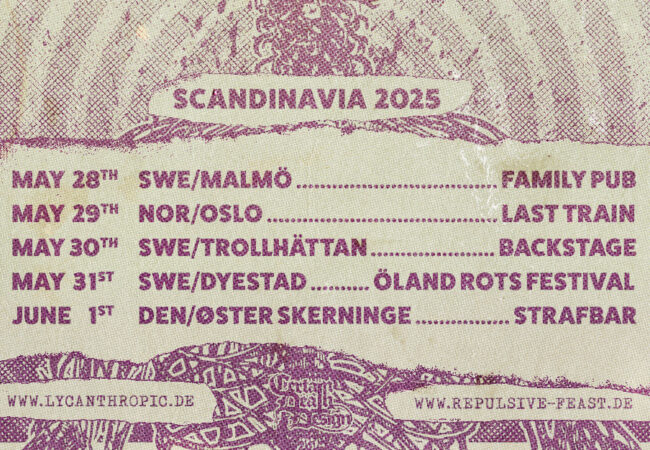 Scandinavia 2025 tour (update!)